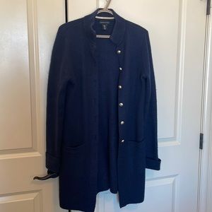 Adrienne Vittadini wool blend sweater. Navy blue, size Medium